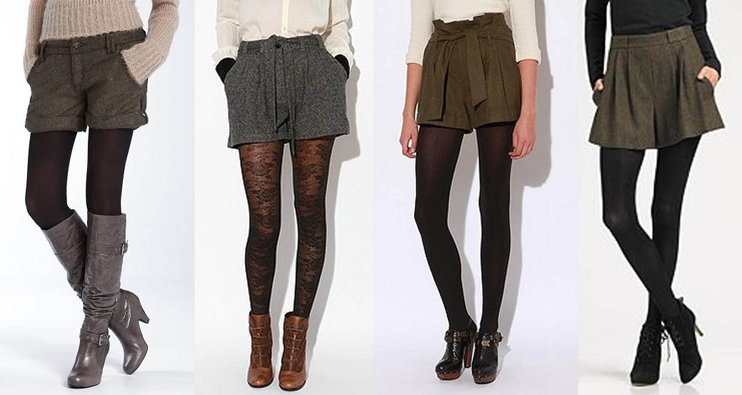 How to Style Shorts with Tights